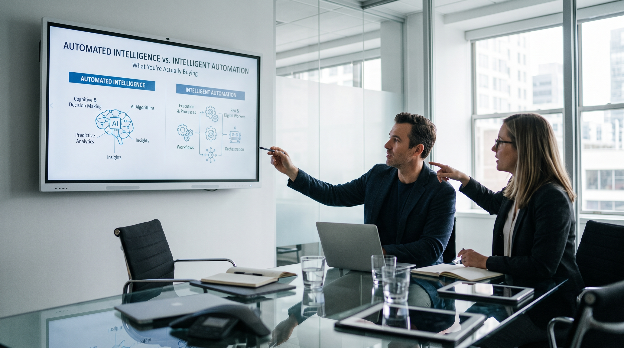 Automated Intelligence vs. Intelligent Automation