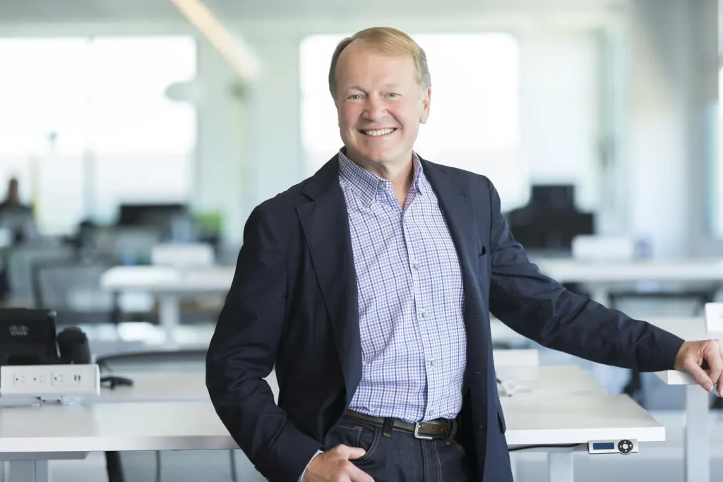 Portrait of John Chambers, CEO of Cisco