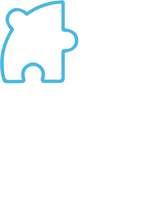 Puzzle-piece lightbulb — one piece still to be placed